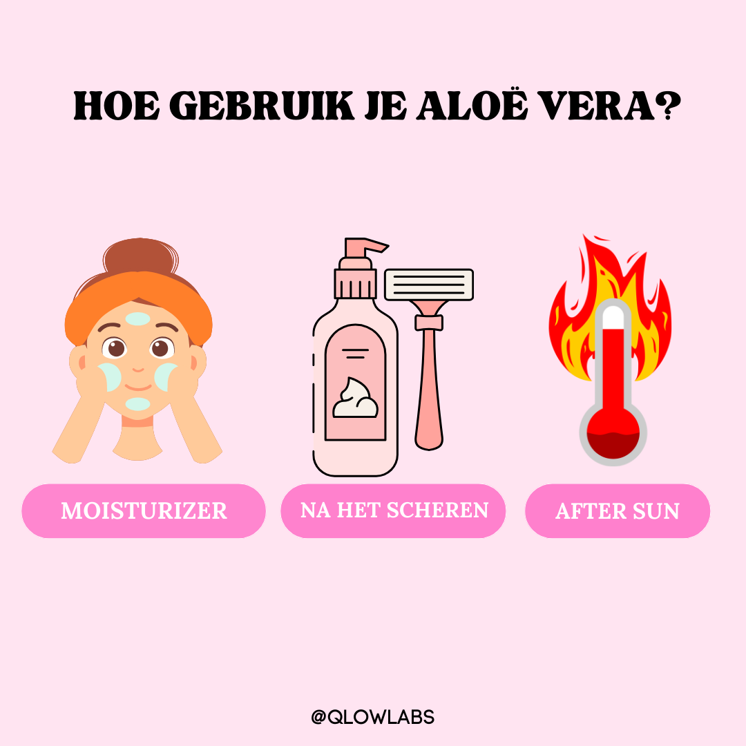 Aloe vera, gebruik van aloe vera, moisturizer, na het scheren, after sun