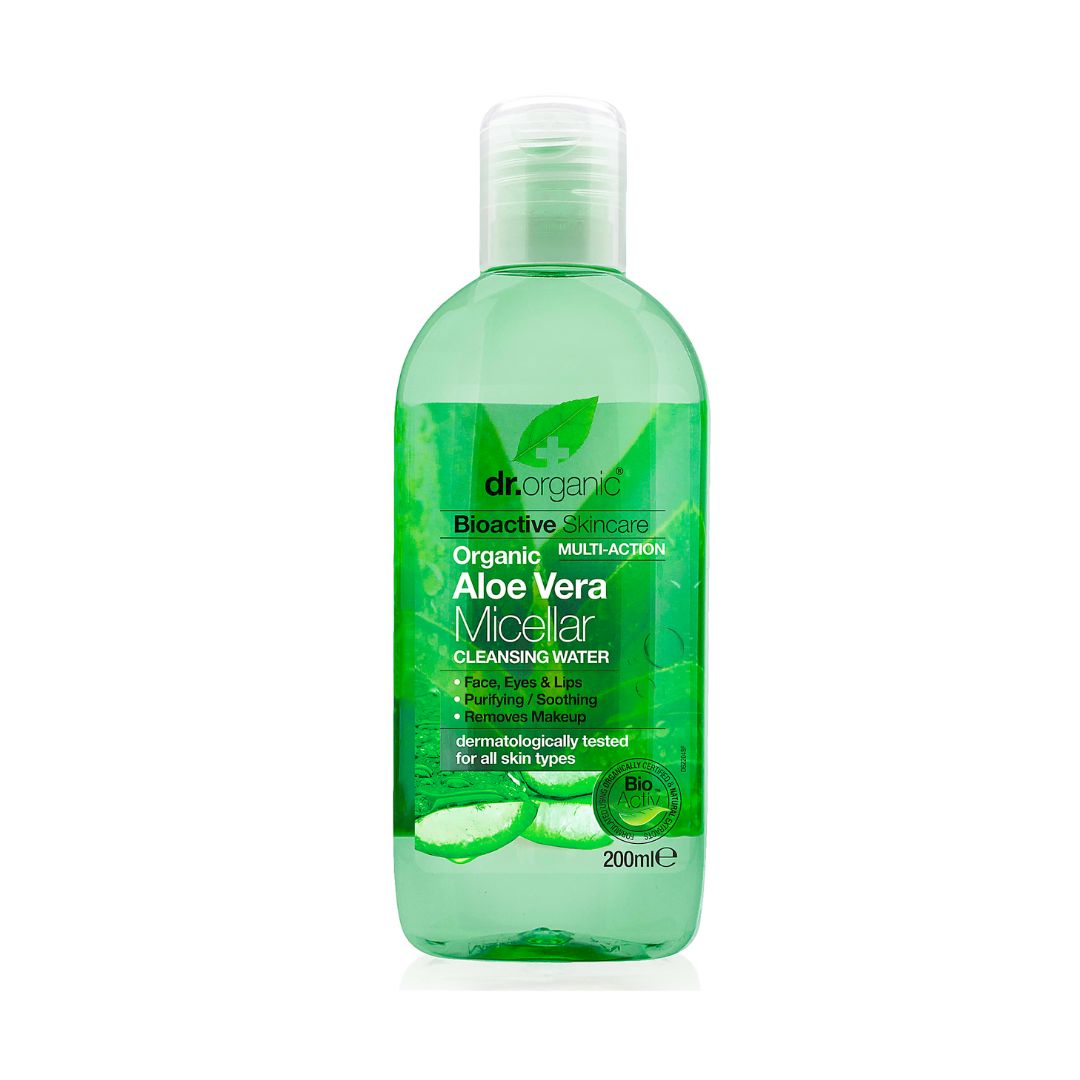 Dr organic, micellar water, skincare, aloe vera