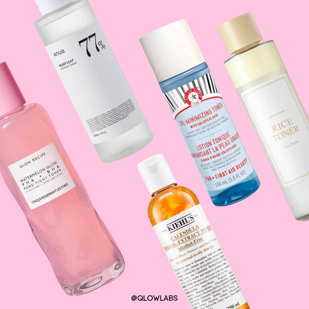 Toner, gezicht, skincare, glow recipe, heartleaf toner, korean skincare, kiehls